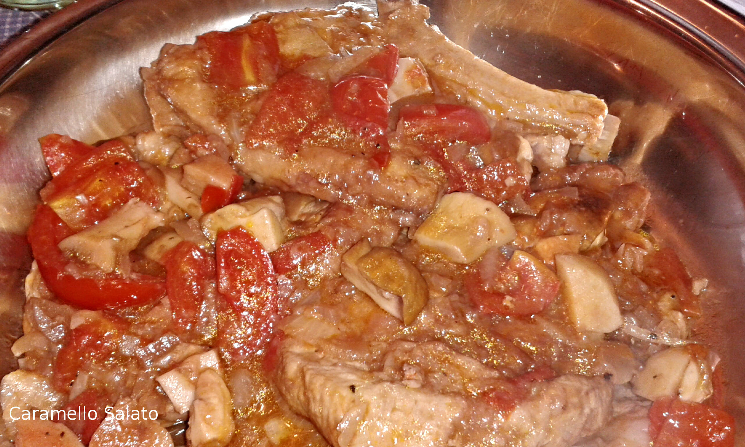 braciole di maiale alla cacciatora
