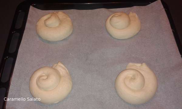 Lasciar lievitare 20 minuti nel forno spento con la luce accesa