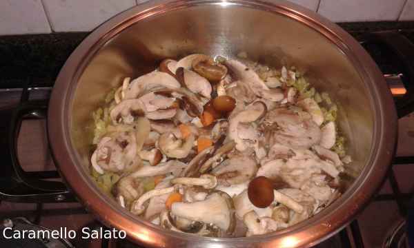 Ricetta Risotto con funghi e pomodoro