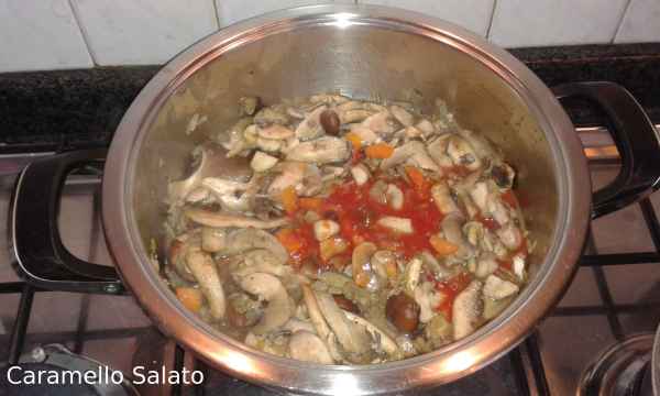 Ricetta Risotto con funghi e pomodoro