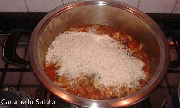 Ricetta Risotto con funghi e pomodoro