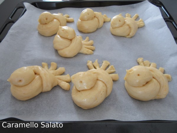 Ricetta Colombine di pasta brioche Ricetta Colombine di pasta brioche