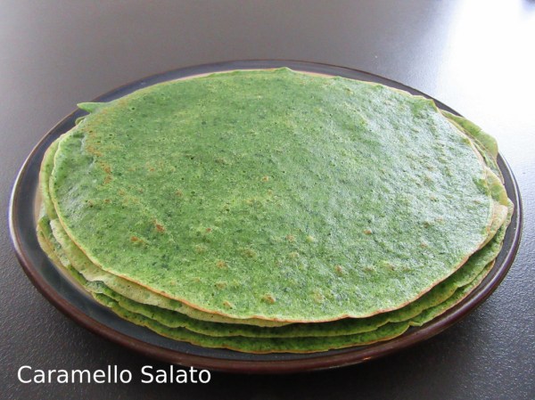 Ricetta Crespelle agli spinaci