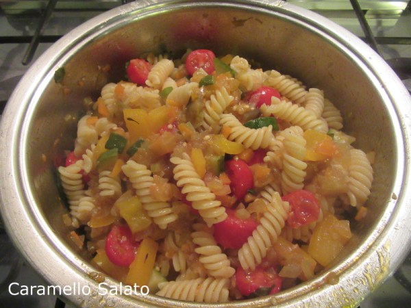 Pasta al ragù di verdure ricetta