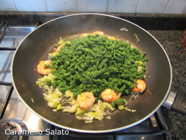 Spatzle agli spinaci ricetta