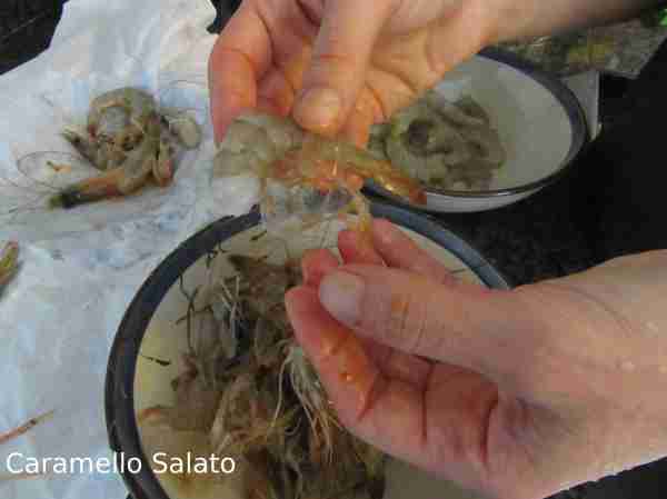 Ricetta riso venere con zucchine e gamberetti