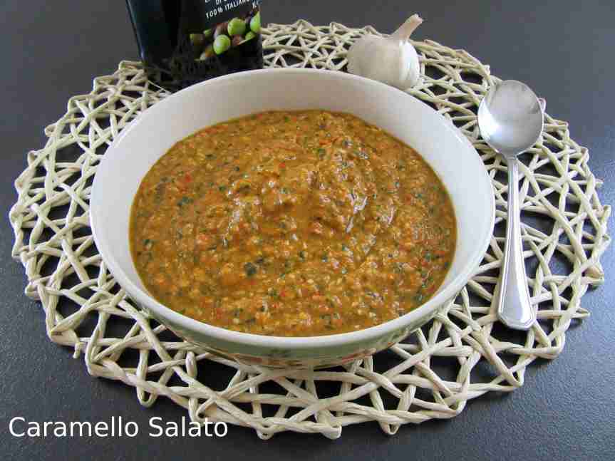 Pesto di tonno e basilico