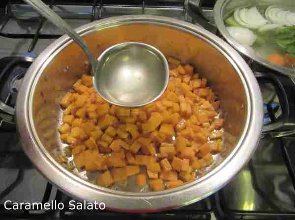 Ricetta Risotto zucca e speck