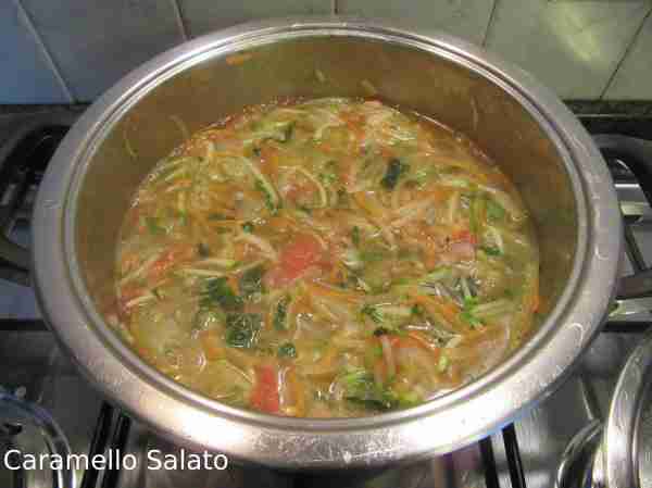 Ricetta Minestra di verdure e semolino