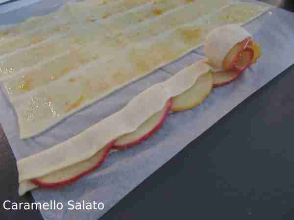 Ricetta rose di mele con pasta sfoglia