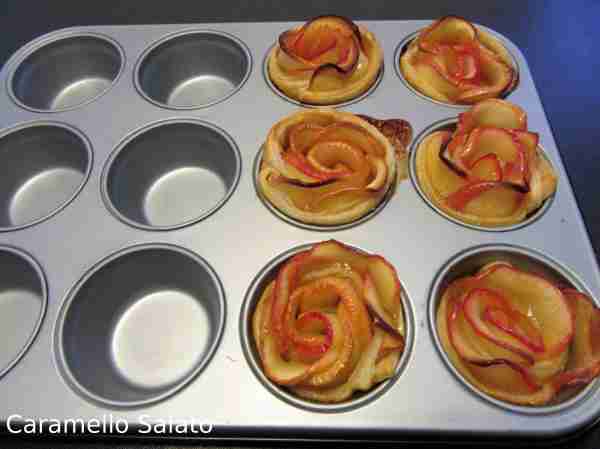 Ricetta rose di mele con pasta sfoglia